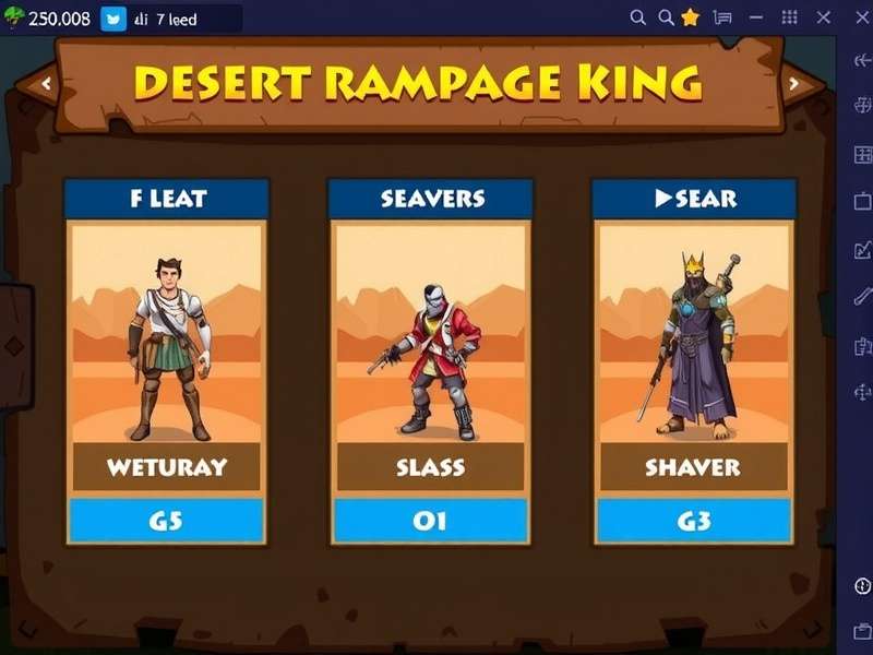 Desert Rampage King strategy guide